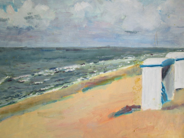 Beach at Katwijk, Netherlands.