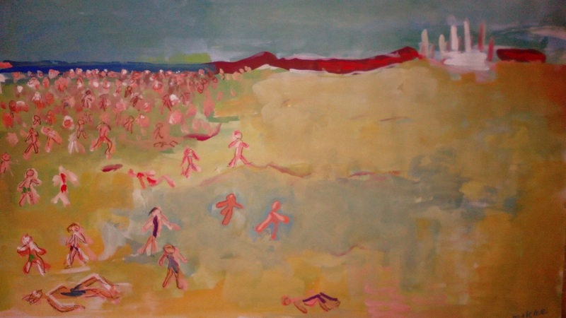 Beach at Katwijk, Netherlands.