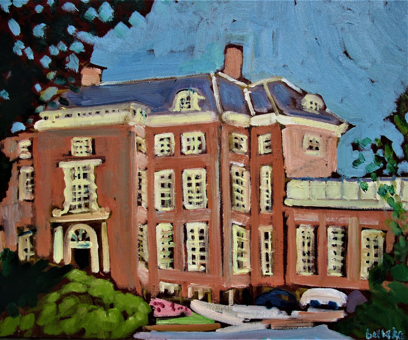 Slot Zeist, achterzijde