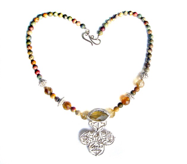 Vulkaan Kwarts Collier