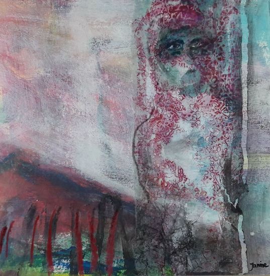 19-28 vrouw in lege ruimte