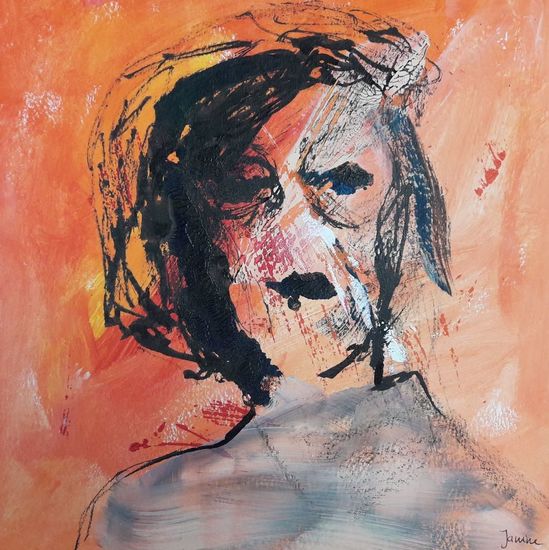 18-1 vrouw in grijze trui