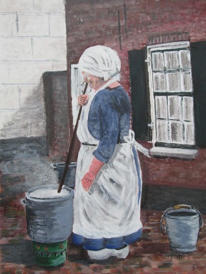 Linschotense wasvrouw