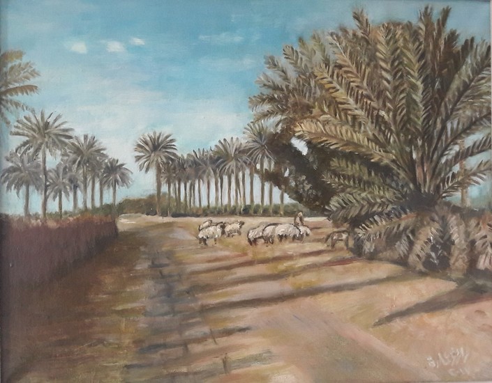 dorp 1 (classic verf uit pigment medium en olie)