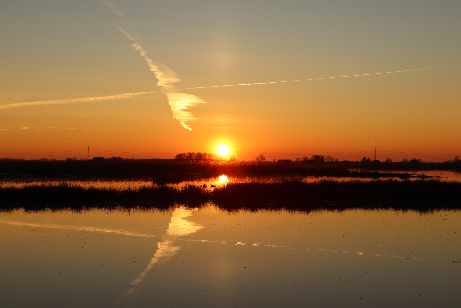 De Onlanden sunset