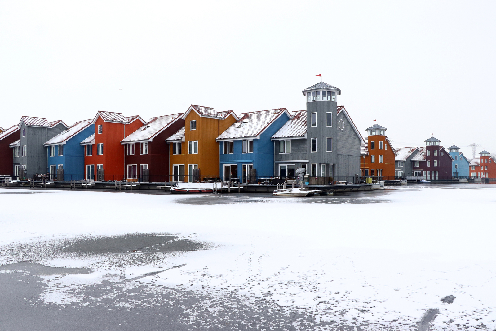 Reitdiephaven in winter