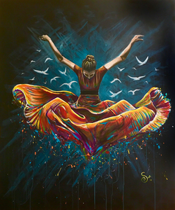 Werken met veel kleuren en contrast