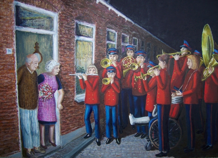serenade in de Trompstraat