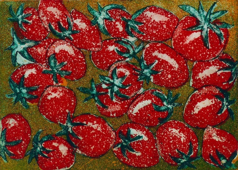 aardbeien uit de tuin