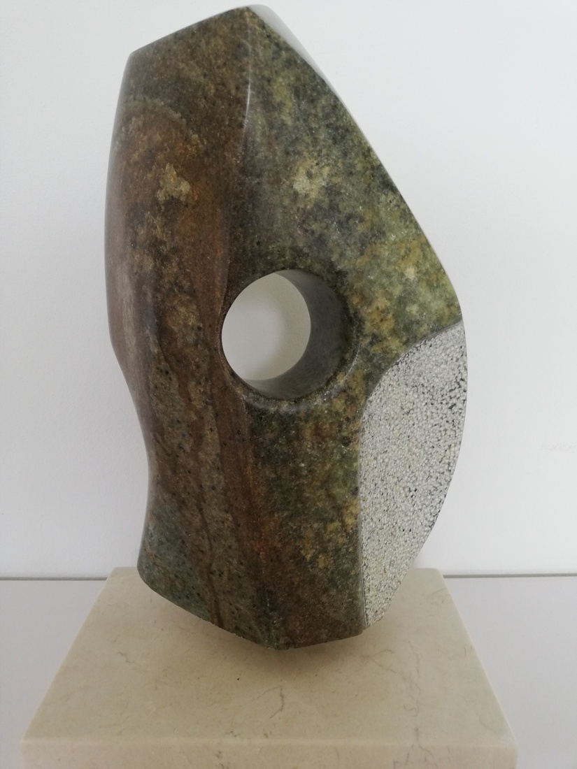 Abstract groen - achterzijde