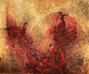 Tijdens de tekenopleiding is een aantal jaar besteed aan portret en modeltekenen.  Mensen blijven boeiend en interessant om naar te kijken en te verbeelden.