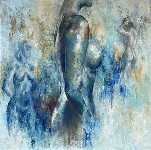 Mensen kijken is altijd een favoriete en interessante bezigheid. Natuurlijk is het ook boeiend om mensen op het doek vast te leggen, het menselijk figuur is immers een prachtige organische vorm. Naakt komt dit het mooist tot zijn recht, is puur en geeft tevens een inkijkje in het innerlijk. Het is een uitdaging om deze kwetsbaarheid  weer te geven.