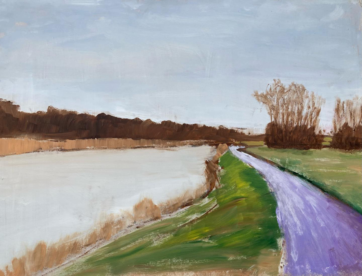 fietspad langs de Oude IJssel