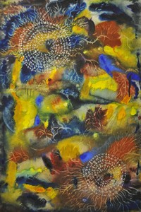 Water color and collage work