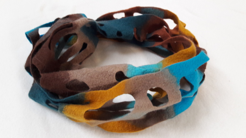 kolsjaal open gewerkt