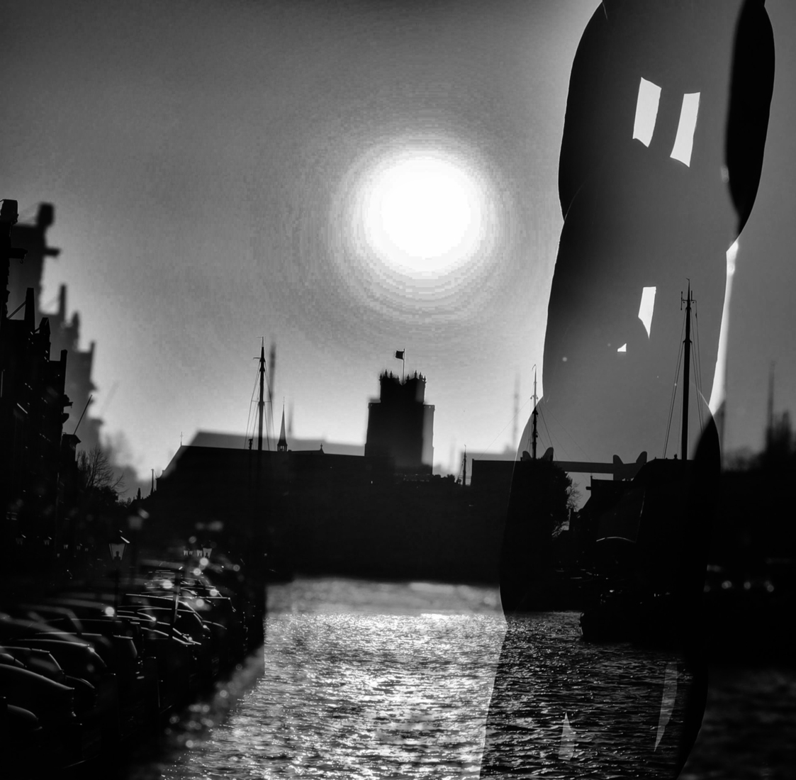 Grote Kerk vanaf de Damiatebrug