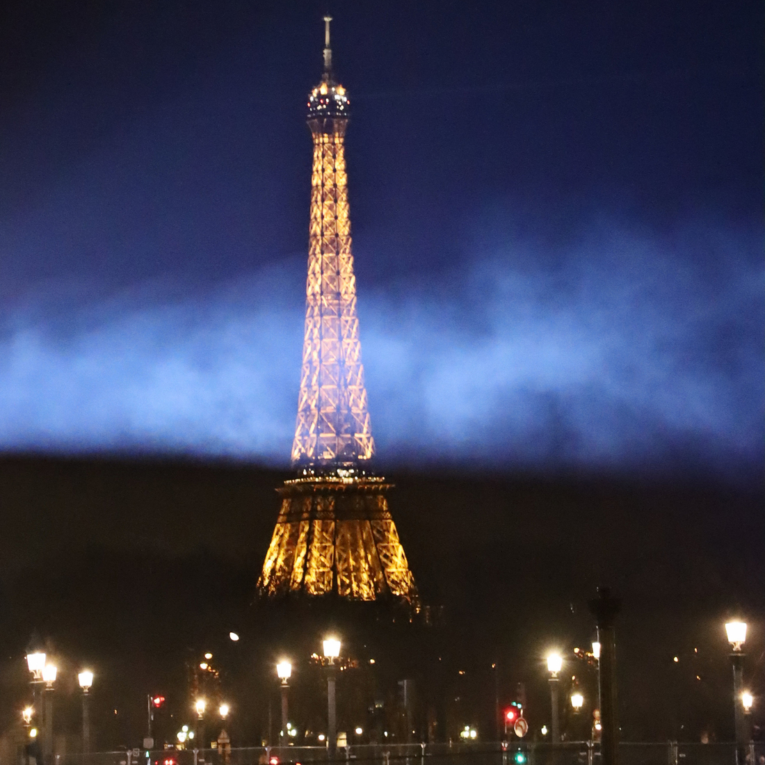 Eifeltoren in floodlight