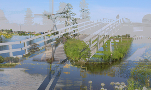 In deze groep toon ik foto's van molens die ik heb gemaakt door van enkele foto's één samengestelde foto te maken die met elkaar weer een nieuwe foto vormen.