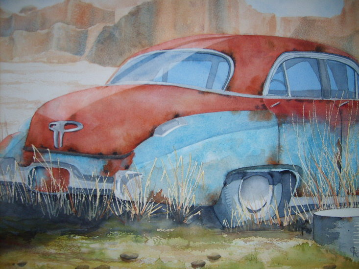 Chrysler oldtimer backside