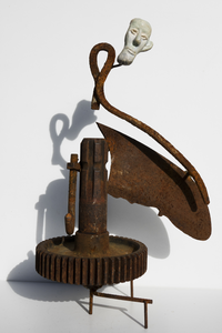 In deze groep getoonde beelden zijn door afmeting, materiaal gebruik, en kwetsbaarheid alleen geschikt voor binnen