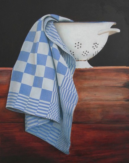 Stilleven met theedoek