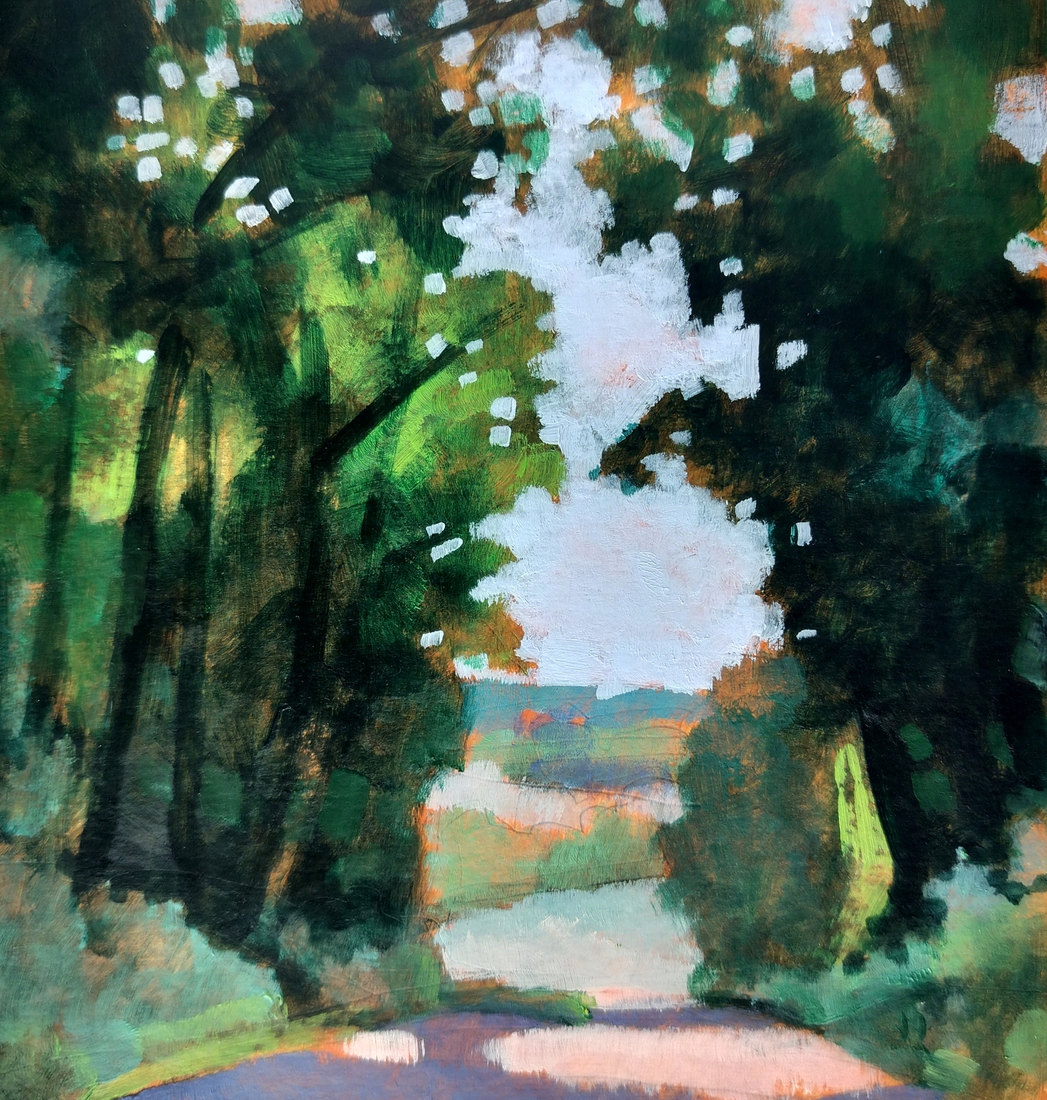 De weg naar Douzains (studie)