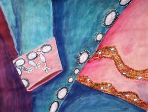  In deze reeks zoom ik in op details van kleding die vervlogen jaren representeren. Denk aan beroemdheden. Koning en koningin. Keizer en Tsarina. Prins en prinses. Ik gebruik verschillende technieken. 