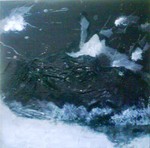 Serie van acryl & collage op klein formaat.