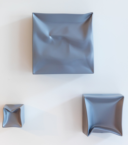 Vervormde kubussen grijs 20190009