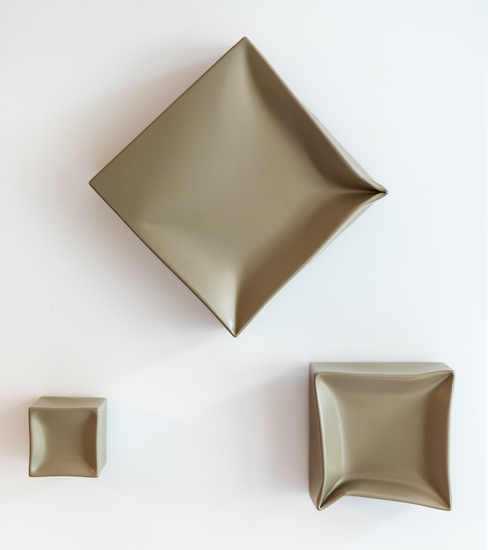 Vervormde kubussen grijs 20190010