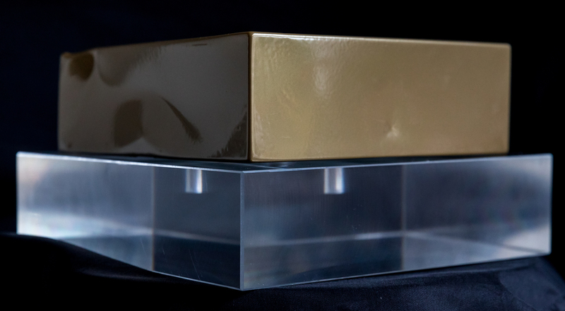 Vervormde kubus grijs 20190004