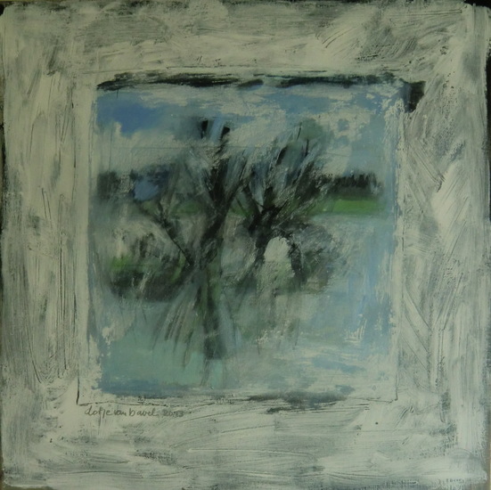 landschap met boom