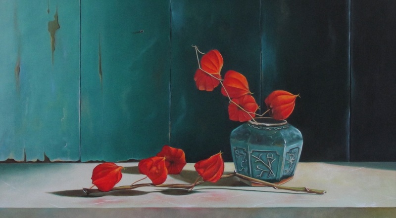 Stilleven met gemberpotje