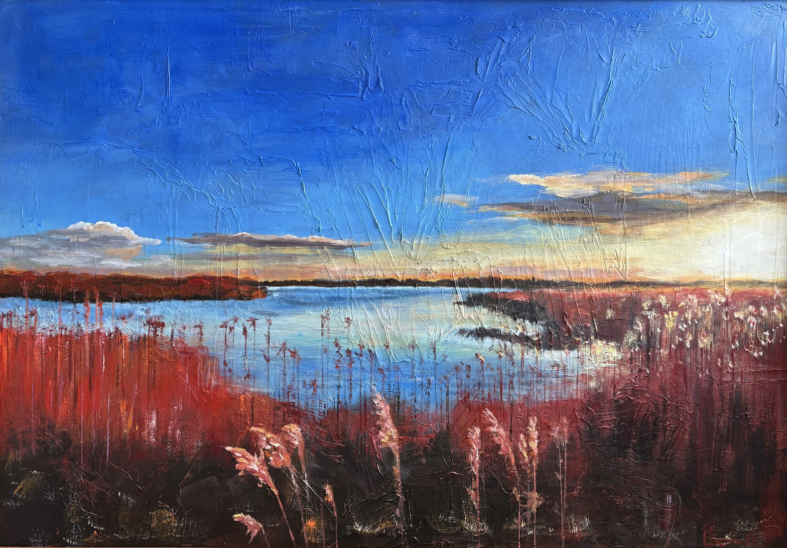 Schildmeer zonsondergang