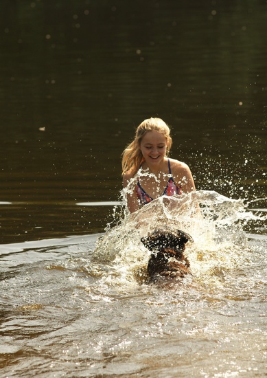 Dubbele waterpret