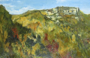 In de Ardêche ligt het schilderachtige dorpje Banne. Vanaf het dorpsplein heb je een geweldig uitzicht over de hele streek.