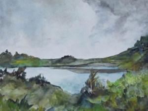 Werken met aquarelverf is voor mij steeds weer verrassend en spannend