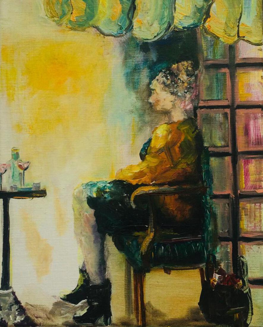 Sitting by the window