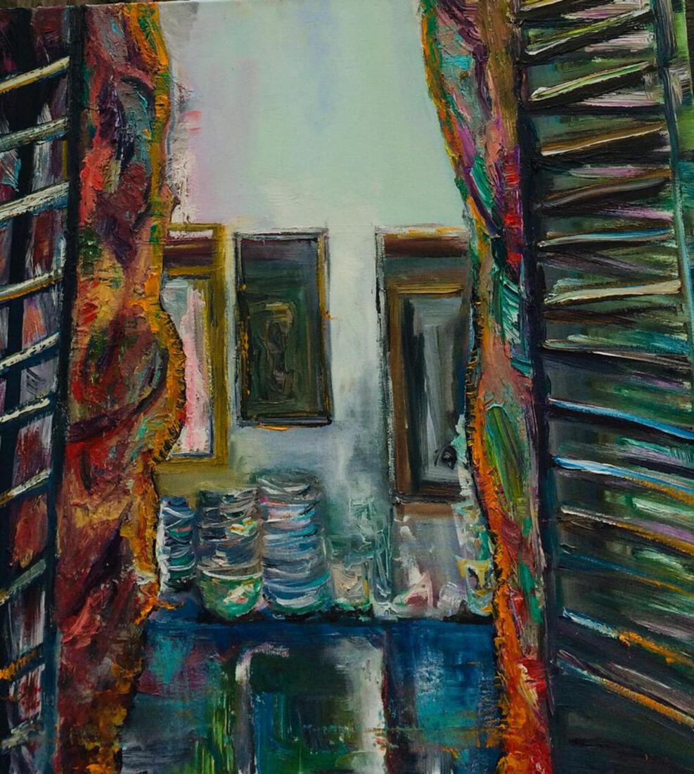 Peeping inside the room