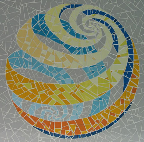 kijkje in de bol I, á la Escher