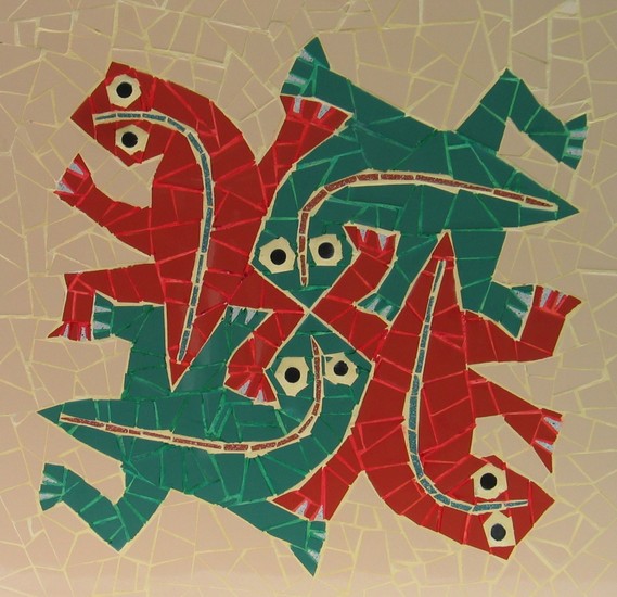 salamanders á la Escher