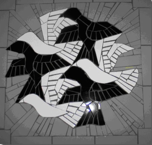 vliegende vogels á la Escher