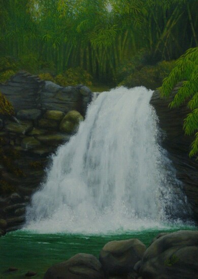 Curug Titang, Java (Waterval bij Titang, Java)