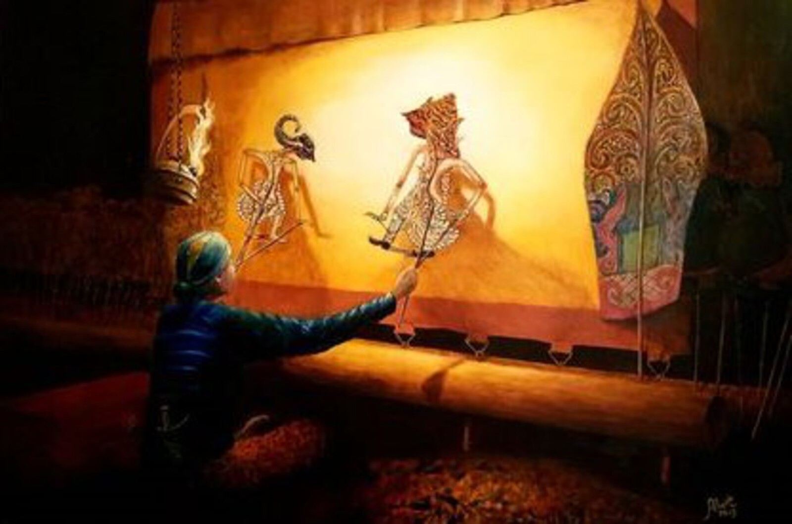 Dhalang (wayangpoppenspeler)