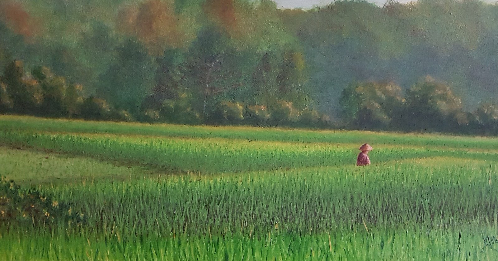 Pagi-pagi di Sawah ('s Morgensvroeg in de Sawah)