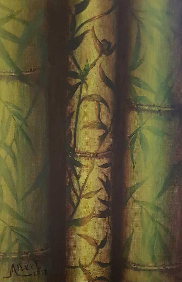 Stilleven met Bamboe 