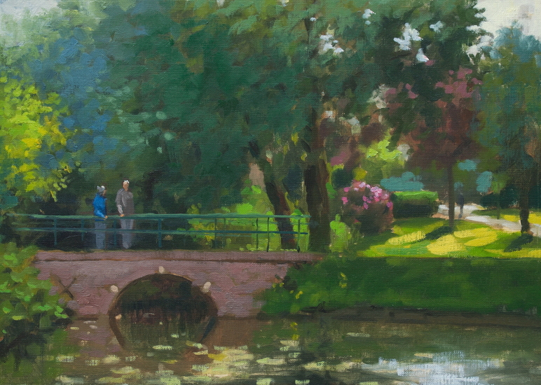 Rijnpark in de lente
