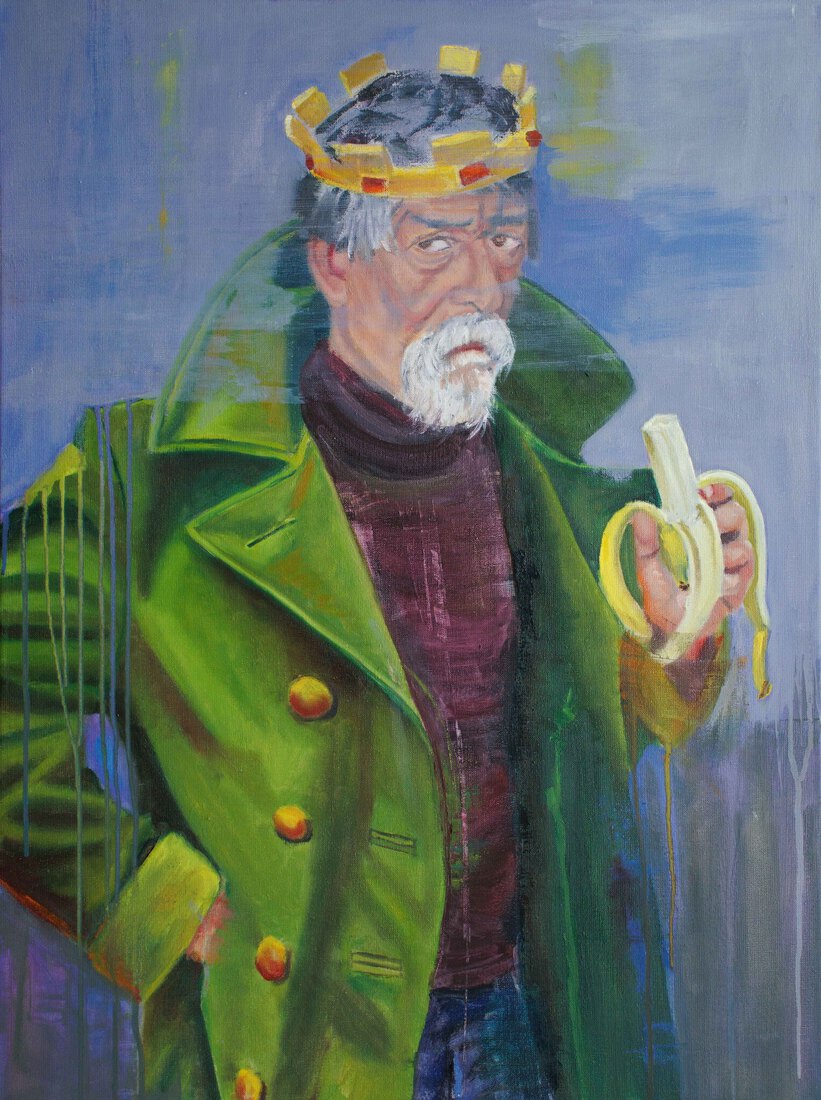 The King with his banana #2