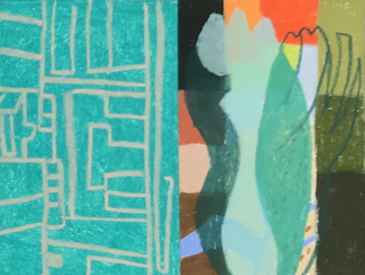 alleyway and beach forest