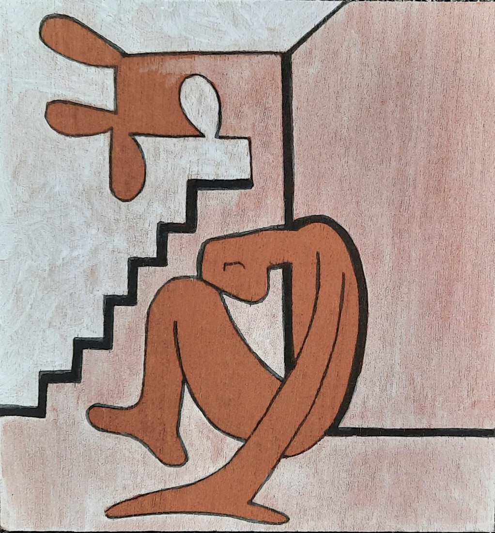 In gedachten verzonken 